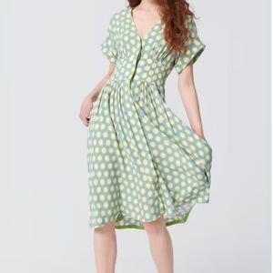 Diane Von Furstenberg DVF Marge Midi Dress - 6